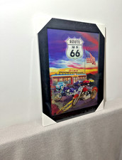 Poster 3D Route 66 Vintage