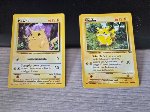 Pikachu card set base 102 - set, 58/102