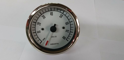 Strumento contagiri bianco con - bianco,