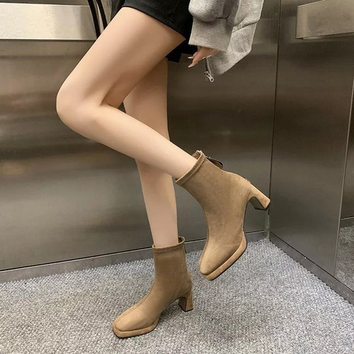 Stivaletti cachi donna - stivaletti, 7,5