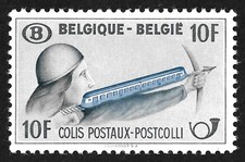 Belgium 1946 Archer with Train