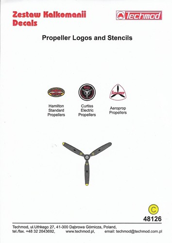 Tm48126 techmod propeller - tm48126, 1:48