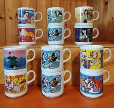 Disney Set 12 Tazze Porcellane