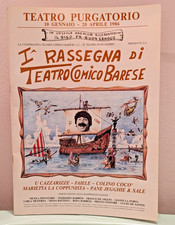 1986 I^ RASSEGNA Dİ TEATRO COMICO BARESE