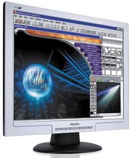 Monitor philips 19 pollici 5:4 ingresso VGA o DVI - 190S7FS funzionante