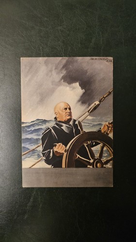 Cartolina mussolini capitano - cartolina,