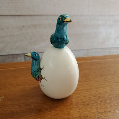 Scultura uovo cova - , ceramica