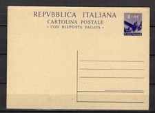1947 INTERO POSTALE SERIE