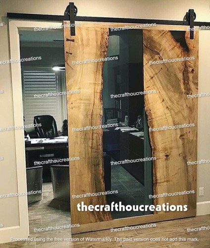 Porta epossidica legno