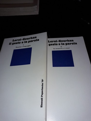 Leori gourhan gesto e la - gesto,