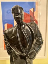 Scultura uomo in ceramica