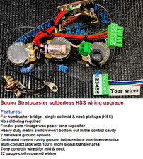 Cablaggio Squier Stratocaster