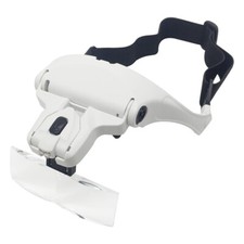 Fascia Illuminata Lente di Ingrandimento Casco Lente di Ingrandimento con Luce LED Occhiali