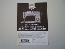 advertising Pubblicità 1967 MACCHINA PER CUCIRE PFAFF 260