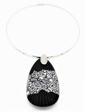 Collana Donna  Vetro Battuto E