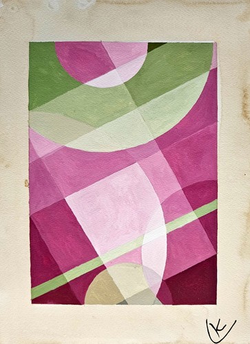 Quadro vintage firmato wassily - vintage,