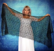 Sciarpa lunga nera calda