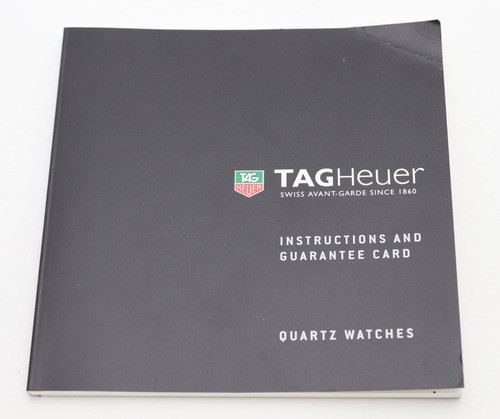 Tag heuer manuale - heuer, istruzioni