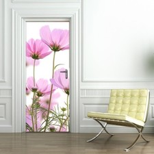 PORTA PERSONALIZZATA DECORAZIONI ARREDAMENTO CENTRO BENESSERE FIORI TULIPANI