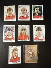 RARE Panini Mexico 86 - Lot of 62 stickers - Excellent Condition - LAUDRUP