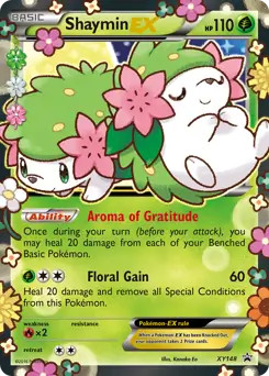 Shaymin xy148 pokemon - ex,