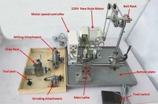 1Set Nuovissimo Mini Tornio