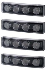 4 Pezzi Luci LED Bianco