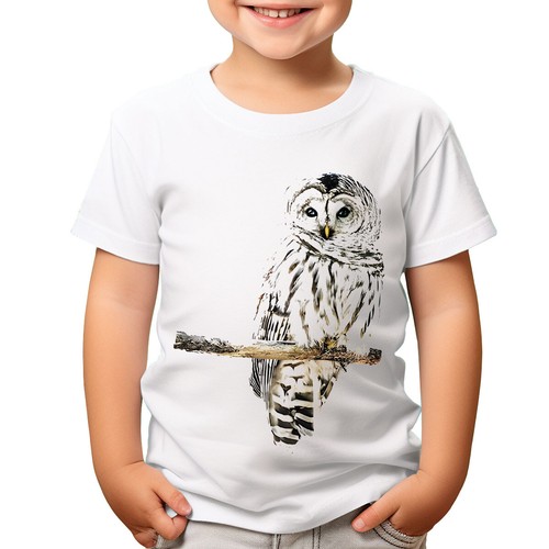 Shirt gufo barrato - t-shirt,