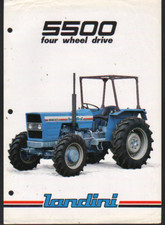 Foglietto brochure trattore