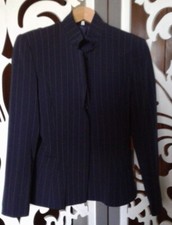 Giacca Gessato Blu tg. 42