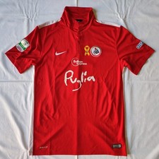 MAGLIA CALCIO BARI HOME 2015/16 SERIE B MATCH WORN #18 ROSINA