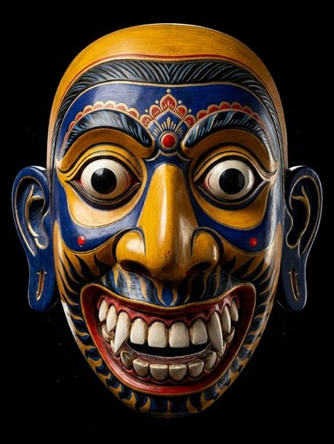 Maschera mostro diavolo demone