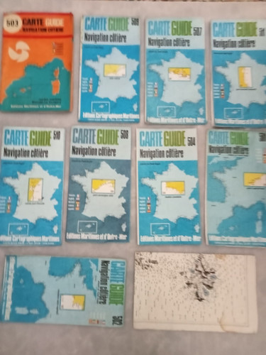 Carte nautiche costa francese