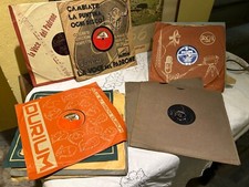Vinili 78 Giri d'epoca a