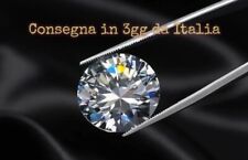 Diamante Moissanite 1ct 6.5mm D VVS1 certificato GRA Taglio eccellente