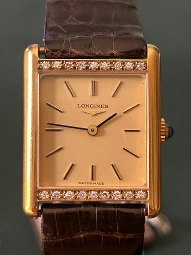 Longines square museum gold - square,