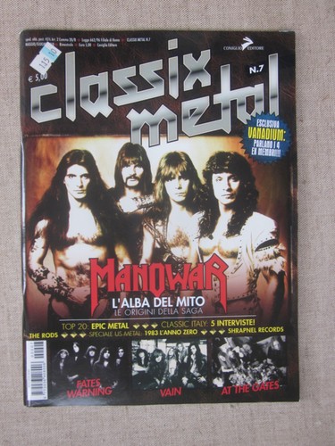 Classix metal 7 manowar - classix,