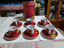 6/s tazzine  caffè e 6