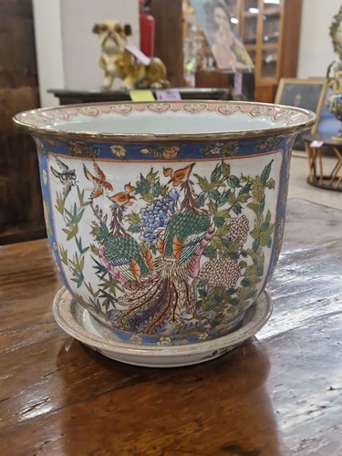 Vaso cinese porcellana - vaso,