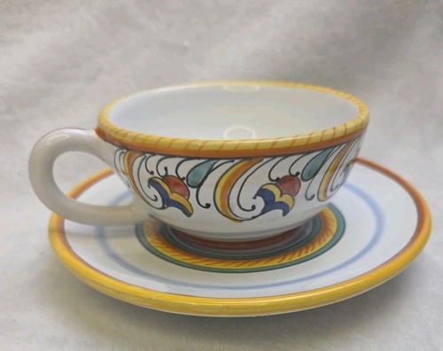 Tazza piattino deruta - piattino,