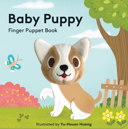 Baby puppy finger puppet - finger, book