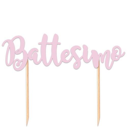 Cake topper scritta italic - scritta, cm