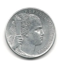 Italia, 1949 5 Lirei KM 89