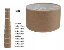 x 10 Pezzi Paralume Cilindrico