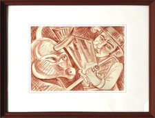 Roberto Sguanci, pastello su carta