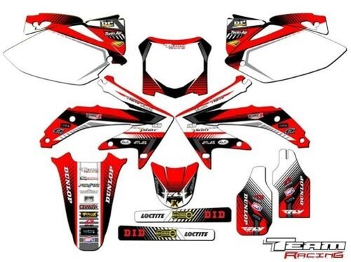 2008 honda crf 450r grafica - honda,