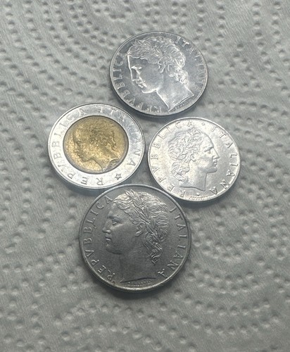 Lotto di 4 monete - 4,