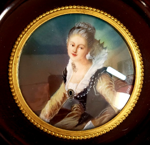Peinture miniature etude - peinture,