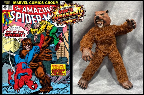 Modellino spider man grizzly - spider-man,