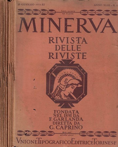 Minerva rivista delle riviste - delle,